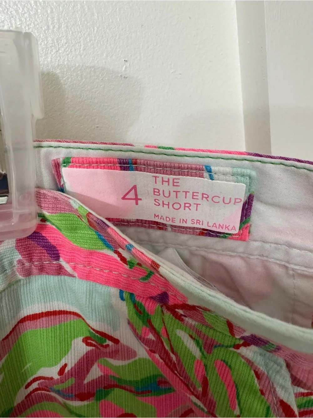 Lilly Pulitzer Scallop Hem Floral Shorts in Pink & Mint